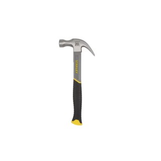 Stanley Carbon Steel Head Claw Hammer with Fibreglass Handle, 570g, 330mm Overall Length STHT0-51310