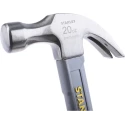 Stanley Carbon Steel Head Claw Hammer with Fibreglass Handle, 570g, 330mm Overall Length STHT0-51310