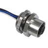 RS PRO Circular Connector Panel Mount 5 Contacts M12 Socket Female IP67 250V 4A 144-7601