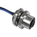 RS PRO Circular Connector, 4 Contacts, Panel Mount, M12 Connector, Female Socket, IP67, 250V, 4A, Straight 144-7600