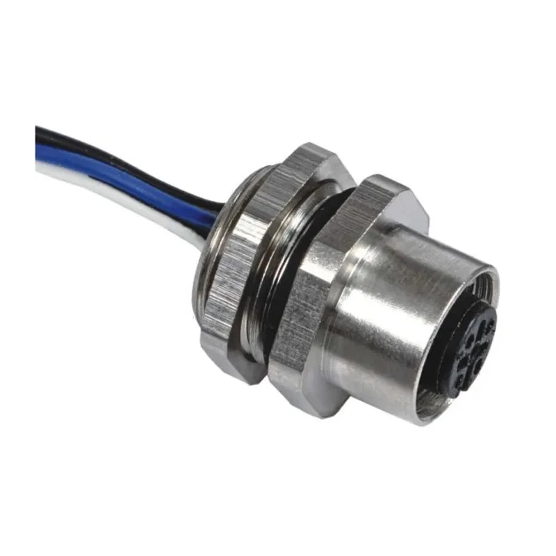 RS PRO Circular Connector, 4 Contacts, Panel Mount, M12 Connector, Female Socket, IP67, 250V, 4A, Straight 144-7600