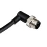 RS PRO Male 4 way Right Angle to Unterminated Free End Sensor Actuator Cable 5 m 250V 4A IP67 144-7596