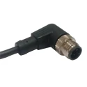 RS PRO Sensor Actuator Cable Male 4 Way Right Angle to Unterminated Free End Polyurethane Black Jacket 5m 144-7589