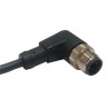 RS PRO Sensor Actuator Cable Male 4 Way Right Angle to Unterminated Free End Polyurethane Black Jacket 5m 144-7589