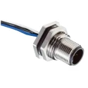 RS PRO Industrial Circular Connector 5 Contacts Panel Mount M12 Plug Male IP67 60V 4A 144-7622