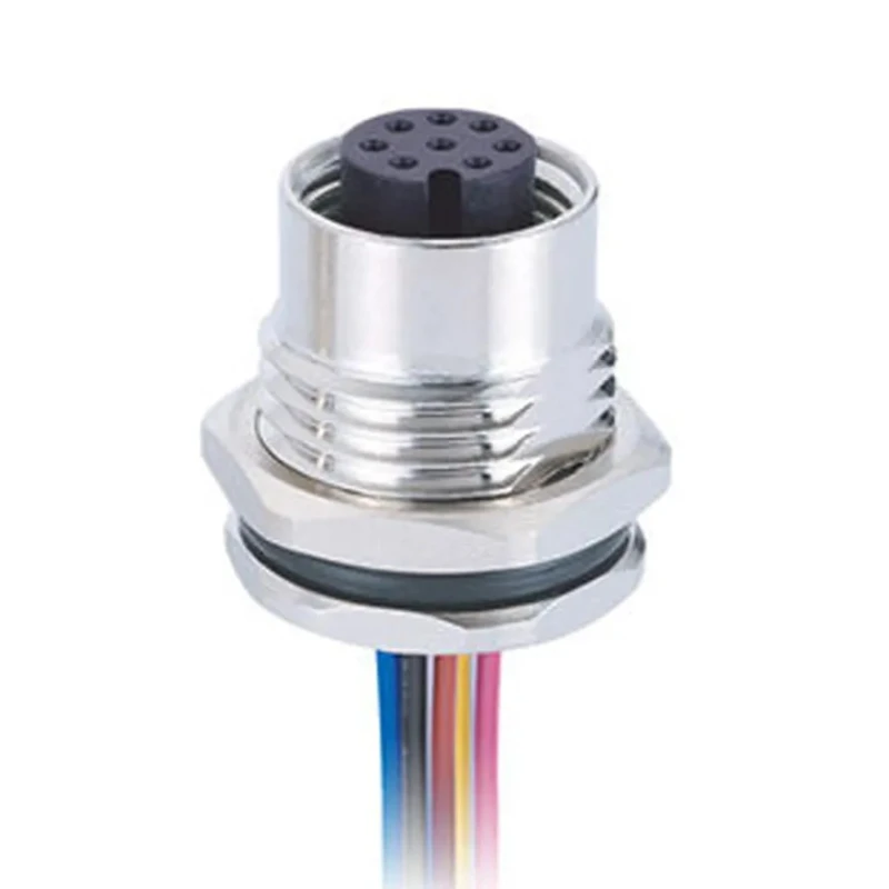 RS PRO Circular Connector Panel Mount M12, 8 Contacts, Female Socket, IP67, 30V, 2A 144-7631
