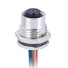 RS PRO Circular Connector Panel Mount M12, 8 Contacts, Female Socket, IP67, 30V, 2A 144-7631