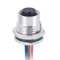 RS PRO Circular Connector, 8 Contacts, Panel Mount, M12 Socket Female, IP67, 30V, 2A, Straight Orientation 144-7632