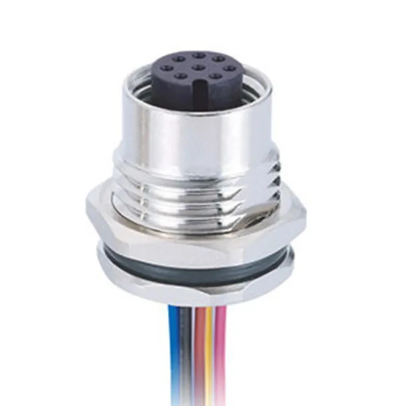 RS PRO Circular Connector, 8 Contacts, Panel Mount, M12 Socket Female, IP67, 30V, 2A, Straight Orientation 144-7632