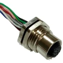 RS PRO Circular Connector, 12 Contacts, Panel Mount, M12 Size, Socket Female, IP67 Rated, 30V, 1.5A, CuZn Contact 144-7638