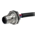 RS PRO Circular Connector, 12 Contacts, Panel Mount, M12 Connector, Plug, Male, IP67, 30V, 1.5A 144-7634