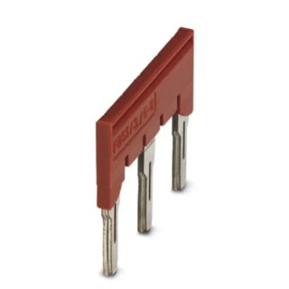 Phoenix Contact Red Copper Jumper Bar for Use with DIN Rail Terminal Blocks 3032389