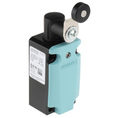 Siemens 3SE5 Series Roller Lever Limit Switch, SPDT, Metal Housing, IP66, IP67, 400V ac, 10A 3SE5112-0CH01