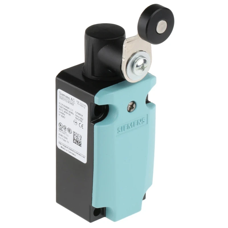 Siemens 3SE5 Series Roller Lever Limit Switch, SPDT, Metal Housing, IP66, IP67, 400V ac, 10A 3SE5112-0CH01