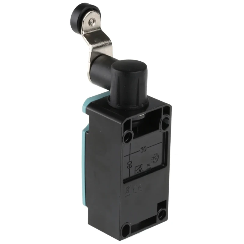 Siemens 3SE5 Series Roller Lever Limit Switch, SPDT, Metal Housing, IP66, IP67, 400V ac, 10A 3SE5112-0CH01