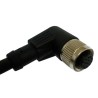 RS PRO Sensor Actuator Cable Female 12 Way Right Angle to Unterminated Free End Polyurethane Jacket Black 5m 144-7682