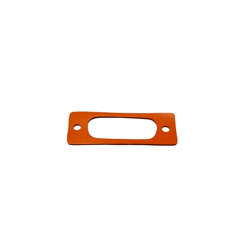 Norcomp SFP6 Series Sealing Flange for D-Sub Connector, Female, IP67, Carbon Black Reinforced Polypropylene 