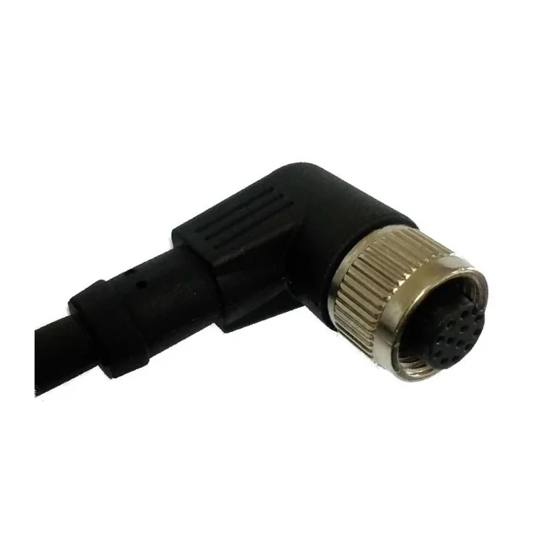 RS PRO Female 12 Way Right Angle to Unterminated 12 Way Free End Sensor Actuator Cable 30V 4A 2m 144-7681