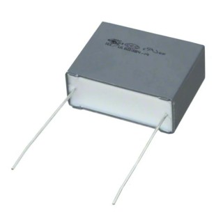 KEMET F863 Film Capacitor X2 100nF ±10% 630V DC 310V AC Through Hole Radial Lead F863BC104K310Z