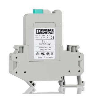 Phoenix Contact Motor Protection Circuit Breaker UT 6-TMC M 2A 2A Current Rating, -30°C to 60°C, IP40 IP20 0916605