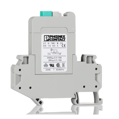 Phoenix Contact Motor Protection Circuit Breaker UT 6-TMC M 2A 2A Current Rating, -30°C to 60°C, IP40 IP20 0916605