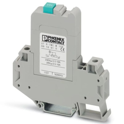 Phoenix Contact Thermal Circuit Breaker CLIPLINE UT 6-TMC 10A Current Rating 1-Pole DIN Rail Mount 0916610