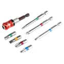 RS PRO Ratchet, Flat, Hex, Phillips, Pozidriv, Square, Torx Stainless Steel Screwdriver Bit Set, 71 Pieces 144-7954