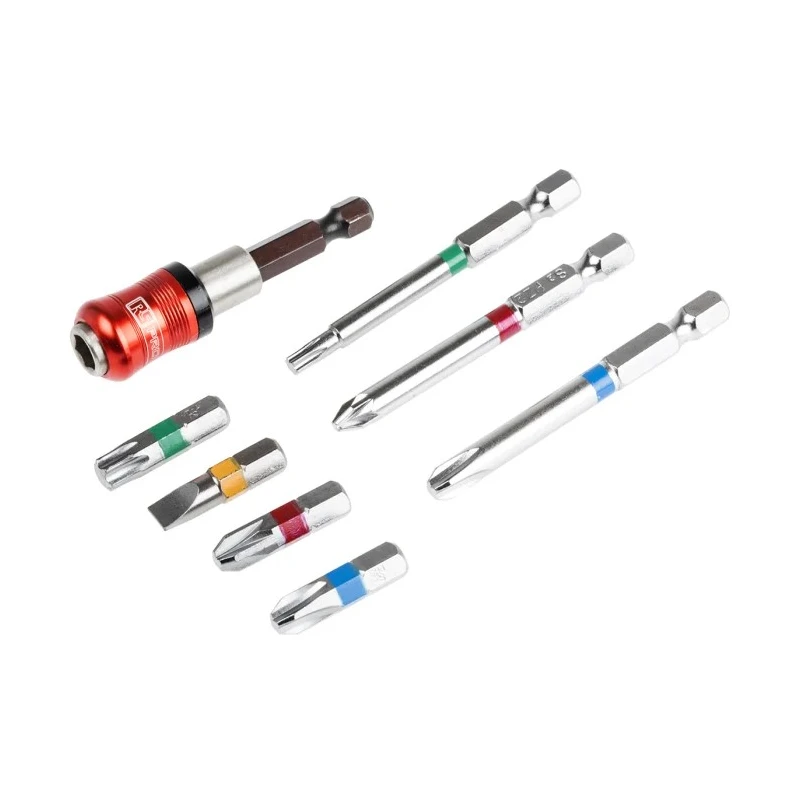 RS PRO Ratchet, Flat, Hex, Phillips, Pozidriv, Square, Torx Stainless Steel Screwdriver Bit Set, 71 Pieces 144-7954