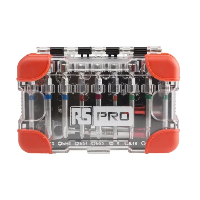 RS Pro Ratchet Hex Phillips Pozidriv Slotted Torx Screwdriver Bit Set 34 Pieces 144-7955
