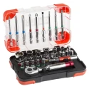 RS Pro Ratchet Hex Phillips Pozidriv Slotted Torx Screwdriver Bit Set 34 Pieces 144-7955
