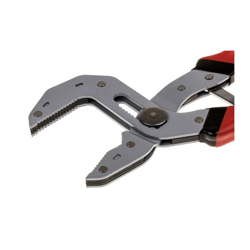 RS PRO 2-Piece Water Pump Plier Set, 254mm Overall, Curved Jaw, Comfort Grip Handles, Black Zinc Coated Steel 144-7964