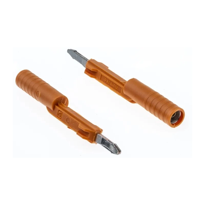 Phoenix Contact Test Connector Adapter, 10A, Copper Contact, 25V, Orange PAI-4-FIX OG 3034455