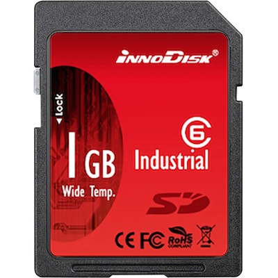 InnoDisk 1 GB Industrial Grade SD Card Class 6 DS2A-01GI81W1B