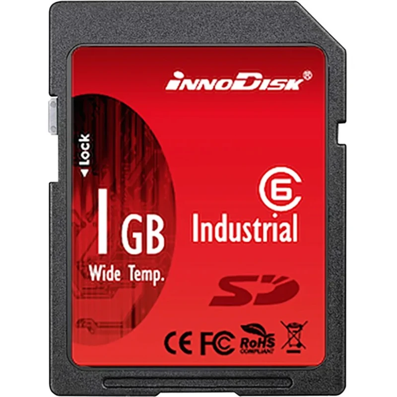 InnoDisk 1 GB Industrial Grade SD Card Class 6 DS2A-01GI81W1B