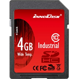 InnoDisk 4 GB Industrial Grade SD Card Class 10 DS2A-04GI81W1B