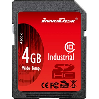InnoDisk 4 GB Industrial Grade SD Card Class 10 DS2A-04GI81W1B