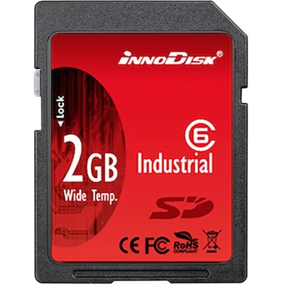 InnoDisk 2 GB Industrial Grade SD Card SD Memory Card Class 6 DS2A-02GI81W1B