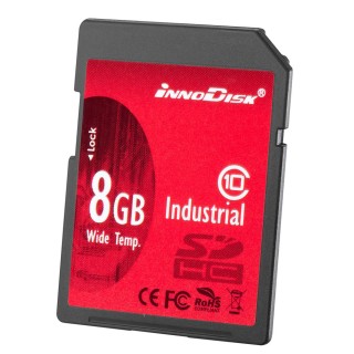 InnoDisk 8 GB Industrial Grade SDHC SD Card, Class 10 DS2A-08GI81W1B