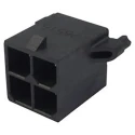 Molex Mega-Fit Series PCB Header 4 Contact, 5.7 mm Pitch, 2 Row, Straight Through Hole, Shrouded 768290004