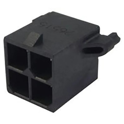 Molex Mega-Fit Series PCB Header 4 Contact, 5.7 mm Pitch, 2 Row, Straight Through Hole, Shrouded 768290004
