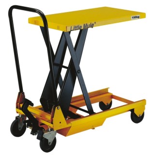 RS PRO Portable Single Scissor Lift Table 250 kg Load Capacity, 330-910 mm Height 684-3869