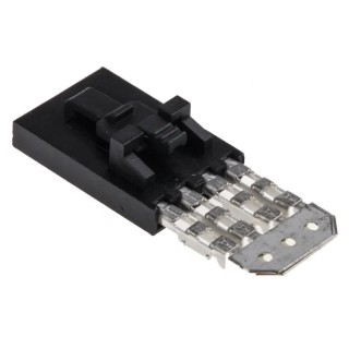 Molex 4-Way IDC Connector Female for Cable, 1 Row 14562042