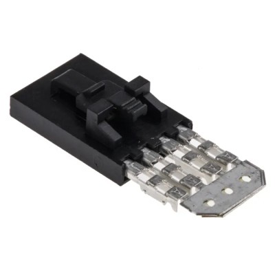 Molex 4-Way IDC Connector Female for Cable, 1 Row, 250V AC, 3A Current, Gold over Tin Plating 14562042