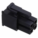 Molex Mini-Fit Junior Male Connector Housing 4.2 mm Pitch 4 Way 2 Row Vertical 469920410