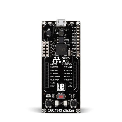 MikroElektronika Development Kit Clicker for Cortex-M4 MCU Add On Board 32-bit ARM Cortex-M4 MCU CEC1302 48MHz MIKROE-1970