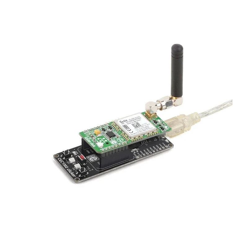 MikroElektronika Development Kit Clicker for Cortex-M4 MCU Add On Board 32-bit ARM Cortex-M4 MCU CEC1302 48MHz MIKROE-1970