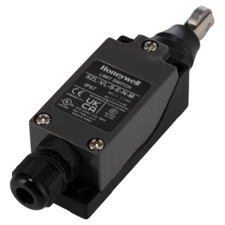 Honeywell Technologies SZL-VL-S Series Roller Plunger Limit Switch, 1 NO/1 NC, IP67 Metal Housing, 380V AC, 10A 