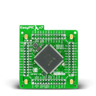 MikroElektronika Microcontroller Development Kit EasyPIC FUSION v7 MCU Add On Board MIKROE-2558