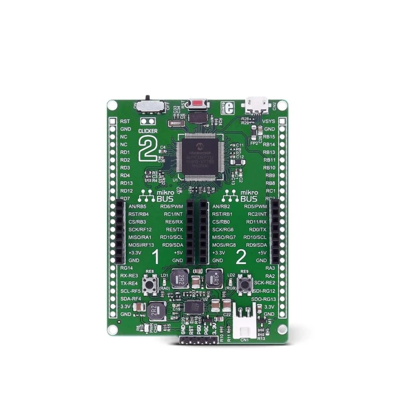 MikroElektronika MCU Development Kit Clicker 2 for dsPIC33 Add On Board MIKROE-2567