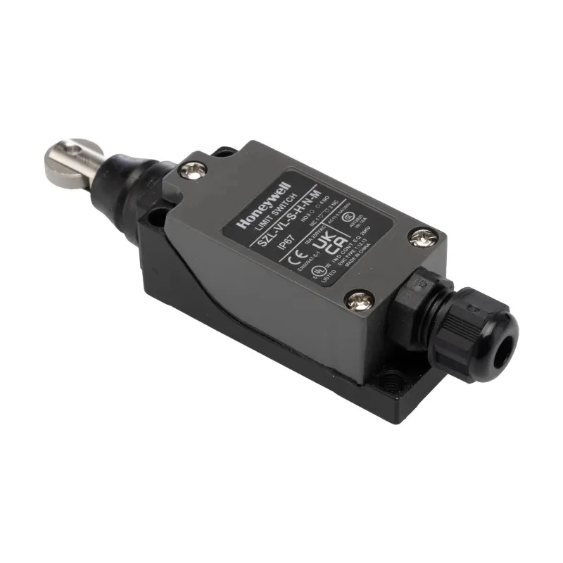 Honeywell Technologies SZL-VL Series Roller Plunger Limit Switch, 1 NO/1 NC, IP67, Metal Housing, 380V AC, 10A 